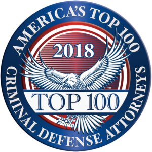 America's Top 100 Criminal Defense Attorneys 2018® Recipient Award