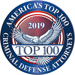 America's Top 100 Criminal Defense Attorneys 2019® Recipient Award