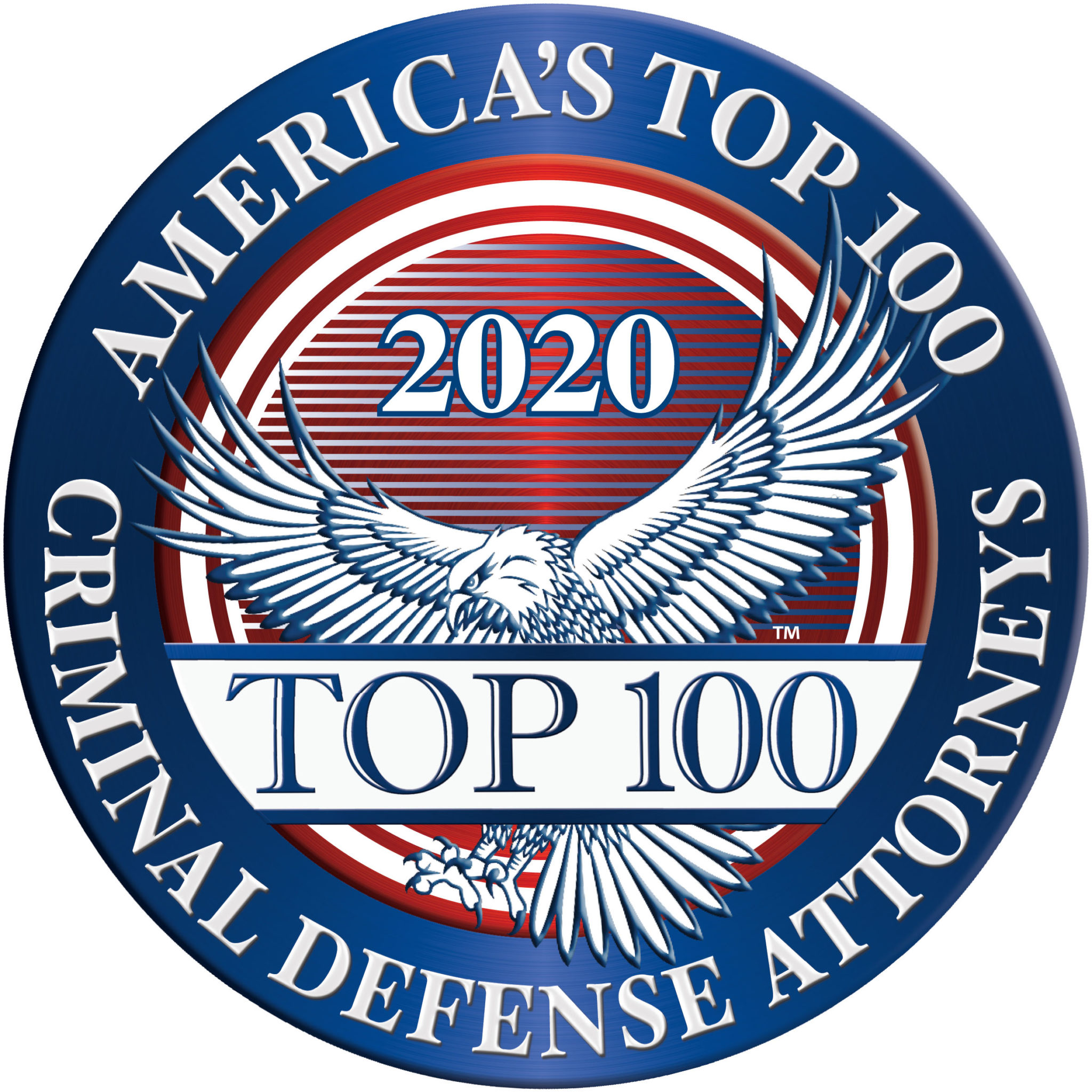 America's Top 100
Criminal Defense Attorneys 2020® Recipient Award